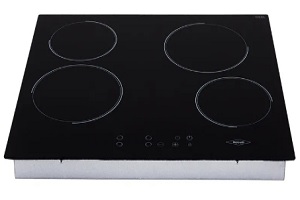 Estufa de empotrar Vitrocerámica negra 60 cm eléctrica 220V Haceb