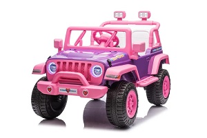 foto del Coche Eléctrico Roadmaster Infantil Barbie Rosado