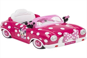 foto del carro eléctrico Disney Minnie Mouse Convertible