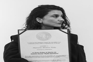 foto de la sastre Manuela Álvarez