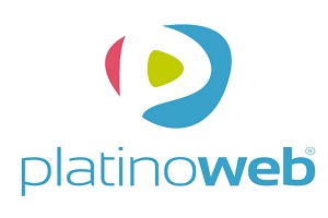 uno de los mejores diseñadores gráficos web en Colombia, logo de la agencia Platino Web