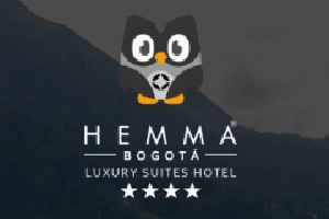 de los mejores hoteles boutique de Colombia, logo del hotel boutique Hemma Bogotá