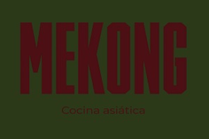 uno de los restaurantes de cocina tailandesa de Colombia, logo del restaurante Mekong restaurante