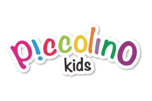 una de las tiendas de ropa infantil en Colombia, logo de la tienda Piccolino kids