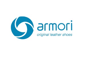 de las tiendas de calzado de lujo en Colombia, logo de la tienda Armori