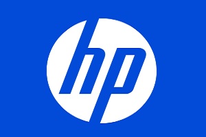 marcas de laptops - logo de la marca HP