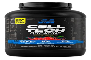 mejores marcas de creatina - presentación de la Creatina Cell-Tech de MuscleTech