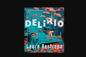 mejores libros de suspense - diseño de la portada del libro Delirio