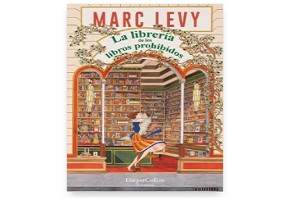 diseño de la portada de La librería de los libros prohibidos
