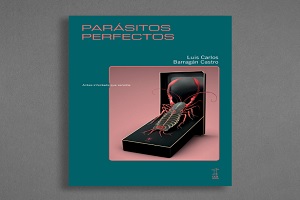diseño de la portada del libro Parásitos perfectos