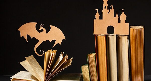 mejores libros de fantasía - una hermosa composición de diferentes libros de fantasías